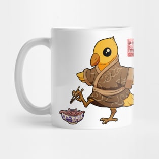 Silly Bird Gets the Worm Mug